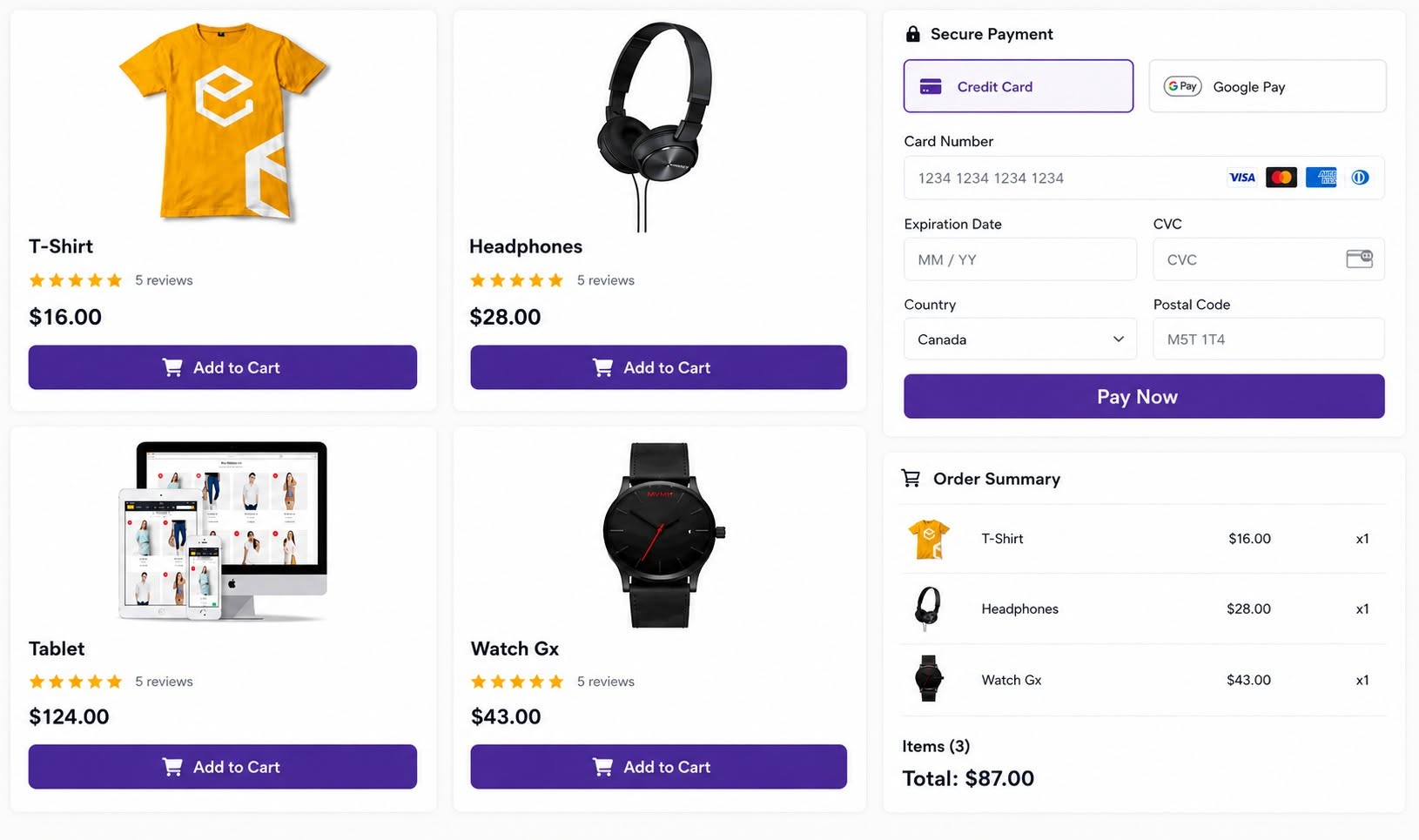 Commerce Opus merchant dashboard